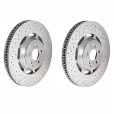 Front 390mm Drilled Brake Disc Rotor for MB X290 W205 W213 S213 X253 R231