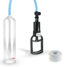 Penis Pump Tgrip Non-Collapsible Hose with Black, Blue or Clear Seal by LeLuv