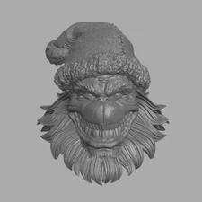 The Grinch! Christmas Classic v1 custom head for action figures