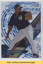 2017 Topps High Tek Pattern 1 Blue Rainbow 56/75 Luis Severino #HT-LS READ 0wp8