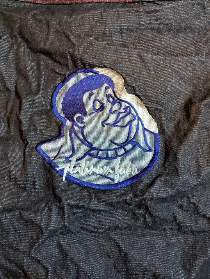 VTG Fubu Platinum Jacket Men 3XL Trucker Fat Albert Black Denim 100% Cotton USA - Image 2 of 4