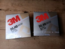 Lot Of 2 Boxes 3M High Density DS HD 3.5" Diskette 20 Total 12513 New Sealed