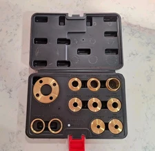 11 Piece Brass Router Template Guides Bushing & Lock Nuts  Guide Bushings Set