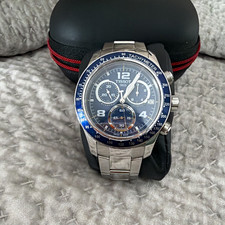 Tissot V8 Quartz Chronograph Blue Dial 42mm 100m Date Tachymeter