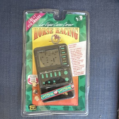 Micro Games America Horse Racing Handheld Electronic Game MGA-812