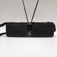 Vintage Philips Portable Radio Stereo D1750 Tested Works Read