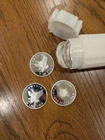 1 tube of 20 1 Troy oz Sunshine Mint .999 Fine Silver Round Mint Mark SI