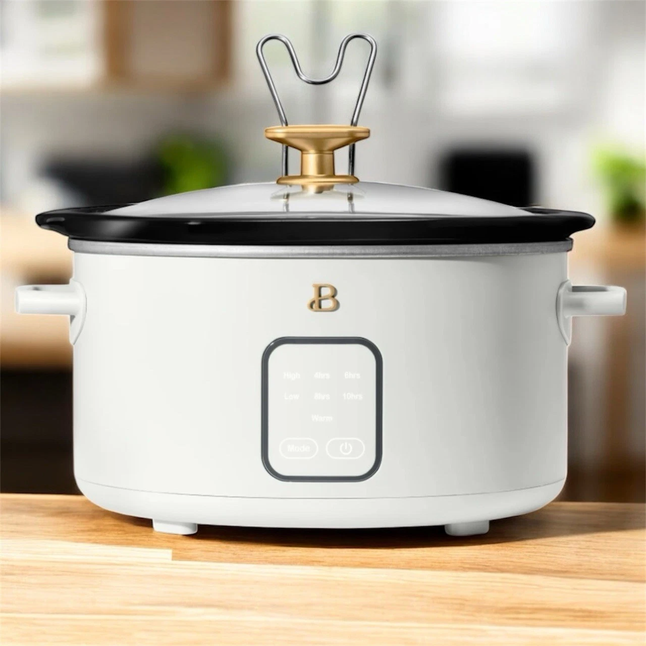 Beautiful 4Qt Slow Cooker with Touch-Activated Display