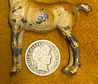 Antique Minature Diecast Cast BRITAINS LTD. TINY TOY HORSE  LOOK  2" by 2" — photo 5