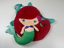 Disney 2018 The Little Mermaid Ariel Kids Plush Backpack