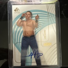 2025 Upper Deck SP Signature Edition AEW Wrestling Matt Menard Auto #63