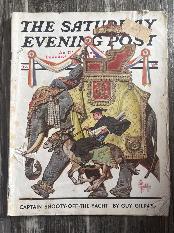 1938 The Saturday Evening Post October 17 1938 Guy Gilpatrick