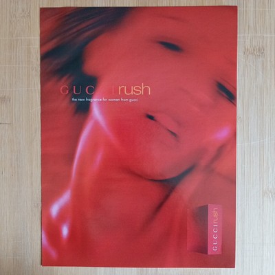 Gucci Rush Parfum 1999 Vintage Werbung Anzeige Reklame Advert yellowed_vintagead