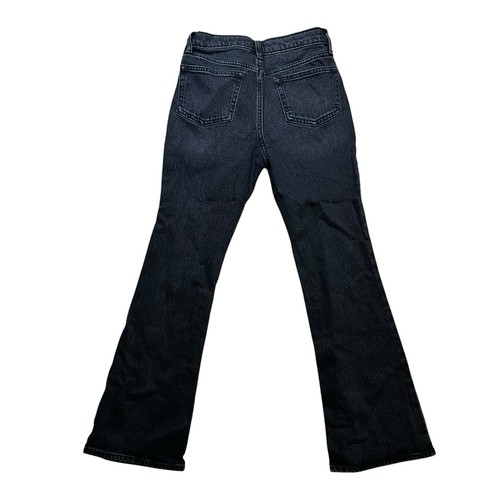 Old Navy Lot Of 2 High Rise Flare Jeans Girl’s Size 12 Black And Dark Wash Denim - Picture 5 of 9