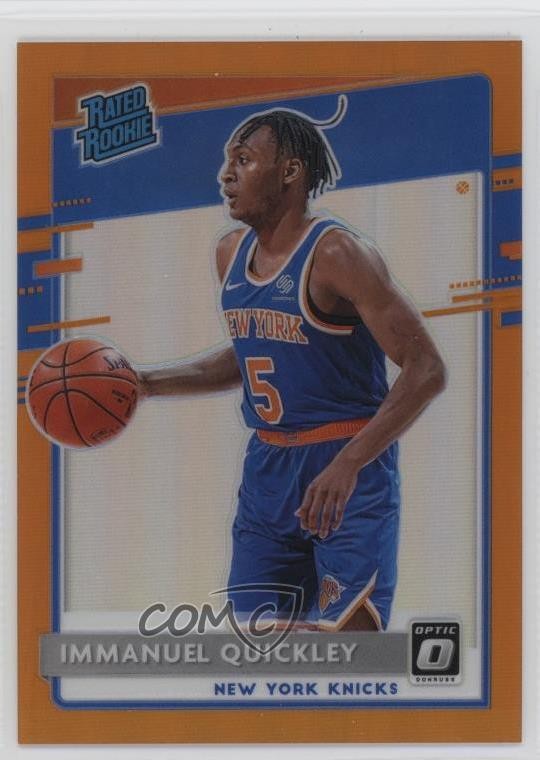 2020-21 Panini Donruss Optic Rated Orange Prizm /199 Immanuel Quickley Rookie RC