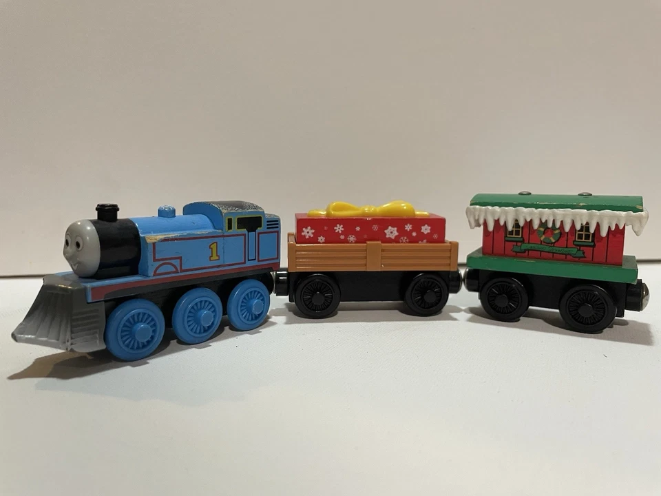 Thomas & Friends Wooden Railway 2002 Winter Wonderland Train & Holiday Thomas Foto 2 de 4