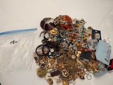 5 Pfund 0,04 Unzen gemischter Modeschmuck für Teile Reparatur oder Kunsthandwerk