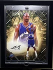 Karl Malone 2025-26 Fanatics Under Wraps Emanate Signed 8x10 Gold 12/50 Jazz XE1