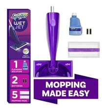Swiffer Wet Jet Mop, Floor Cleaner for Mopping Wood, Laminate, Tile Cleaning Set