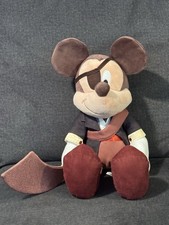 Disney Parks Authentic 2024 Mickey Mouse Pirate Plush EUC