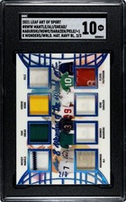 2021 Leaf Art of Sport Mantle Ali Nagurski Howe Pele Game Used Relic /3 SGC 10