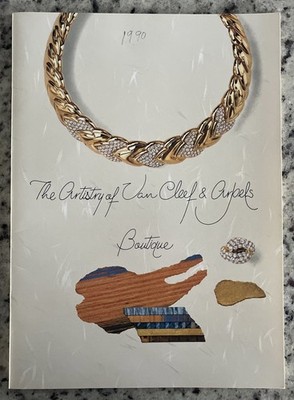 1989 Van Cleef & Arpels Boutique Catalog Watches Fine Jewelry Gold Rings Diamond