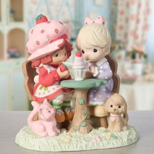 * New PRECIOUS MOMENTS Figurine STRAWBERRY SHORTCAKE Custard Cat Dog Milkshake