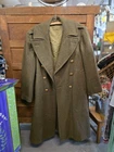 Men's Vintage WW2 Wool Jacket US Army Green Military Coat USA