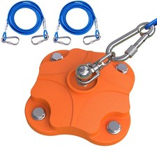 Heavy Duty Dog Tie Out Stake for Outside, Yard  Camping with 2x20ft Cables f...