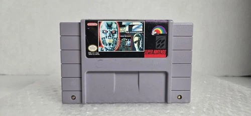 T2 The Arcade Game Terminator 2 Super Nintendo SNES Cartridge Tested Cleaned LJN