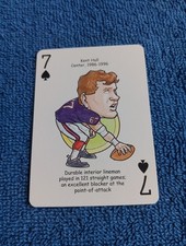 Kent Hull Card Buffalo Bills Hero Decks Playing Card Football Card NFL
