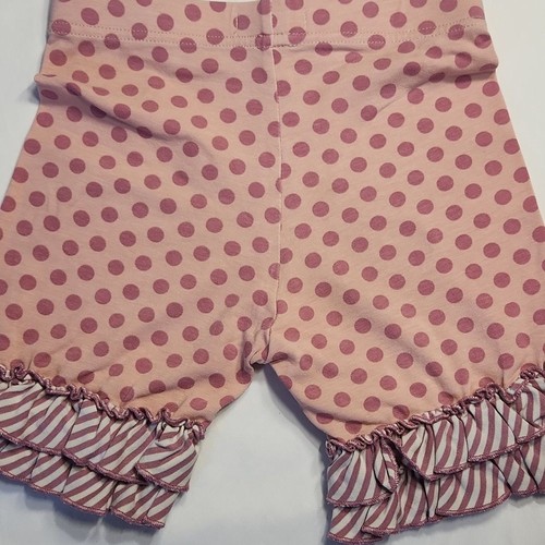 Matilda Jane Ruffle Shorts Girls Size 6 | Pink Polka Dot | EUC - Picture 6 of 7