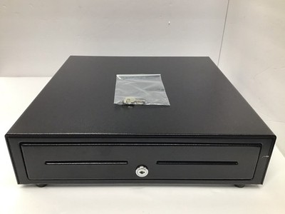 APG Vasario 16'' Cash Drawer 1616 Black 24V Multipro Interface VB320-1-BL1616 