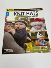 Leisure Arts Knit Hats for Babies 9 Designs Knitting Pattern 6192