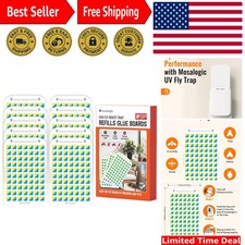 Sticky Card Plug Refill Replacement Glue Cards for Flying Insect Trap Indoor-...