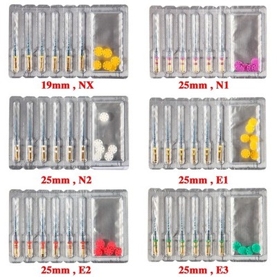 Dental Endodontic Endo File Engine Rotary Root Canal NiTi Files N1 N2 NX E1 E2