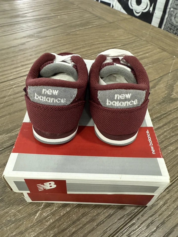 !!️ Zapatos New Balance 501 Bebé Niño Infantil Talla 4 ¡NUEVOS! Borgoña KZ501P41!!️ Foto 3 de 4