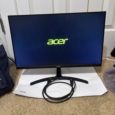 Acer K243Y bi 23.8  FHD 1080p IPS Monitor 75Hz HDMI VGA LED Display Black