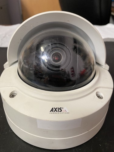LOT of 4 AXIS P3214-VE Dome Camera with Dome Cover FULLY TESTED WORKING