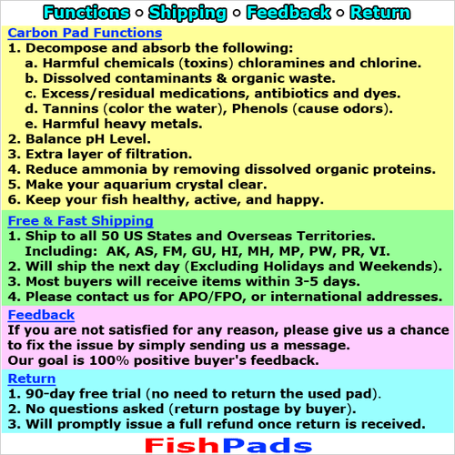 For Aquarium Fish Tank Underwater Filter Cartridge U2,U3,U4 Poly Foam Compatible - Picture 5 of 5