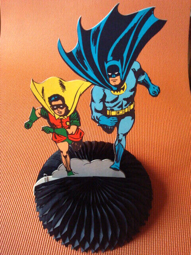 1960'S BATMAN & ROBIN HALLMARK CENTERPIECE VINTAGE - Picture 1 of 5