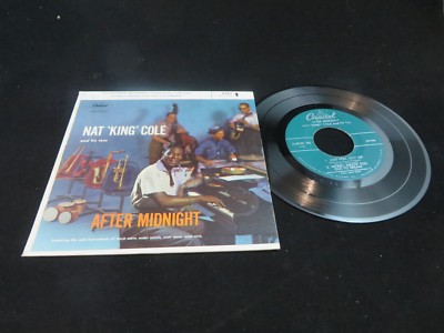 NAT KING COLE AFTER MIDNIGHT 7'' EP CARDBOARD SLV 1957 CAPITOL 782 EX