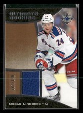 2015-16 UD Ultimate Collection #85 Oscar Lindberg Ultimate Rookies Jersey #/149