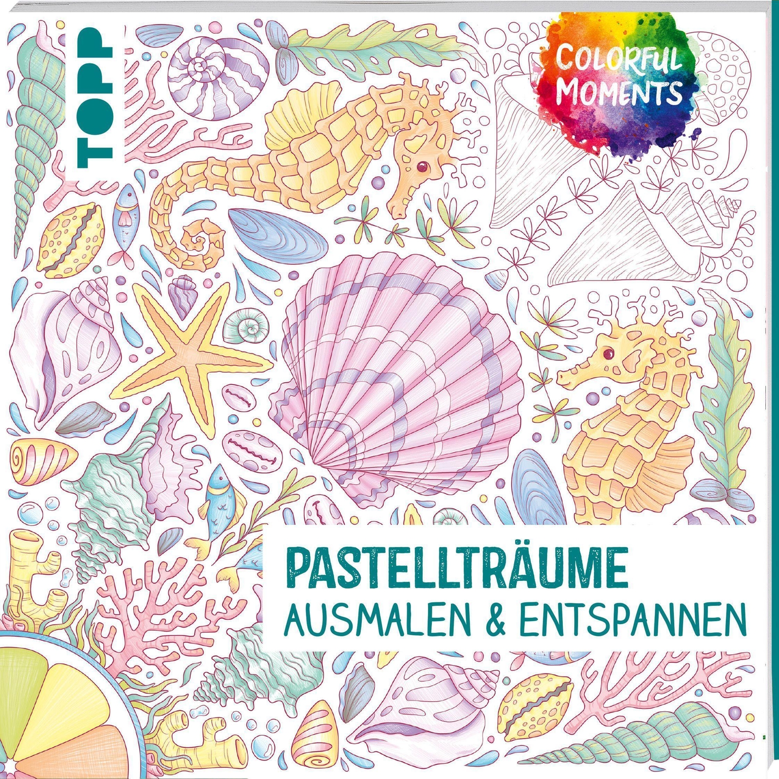 Thumbnail - Colorful Moments - Pastellträume | Ausmalen Und Entspannen | Helga