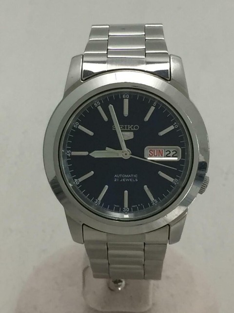 seiko 5 white face