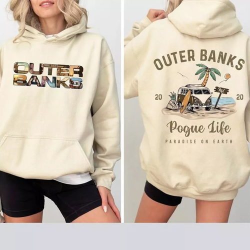 Outer Banks Pogue Life TV-show Graphic Hoodie for Movie Fans, Men, Women S-3XL