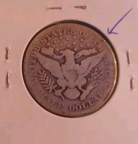 1898 p Barber Half Dollar 90% Silver Coin G Natural FULL RIM Obv Phillie Babs Bb - Picture 4 of 6