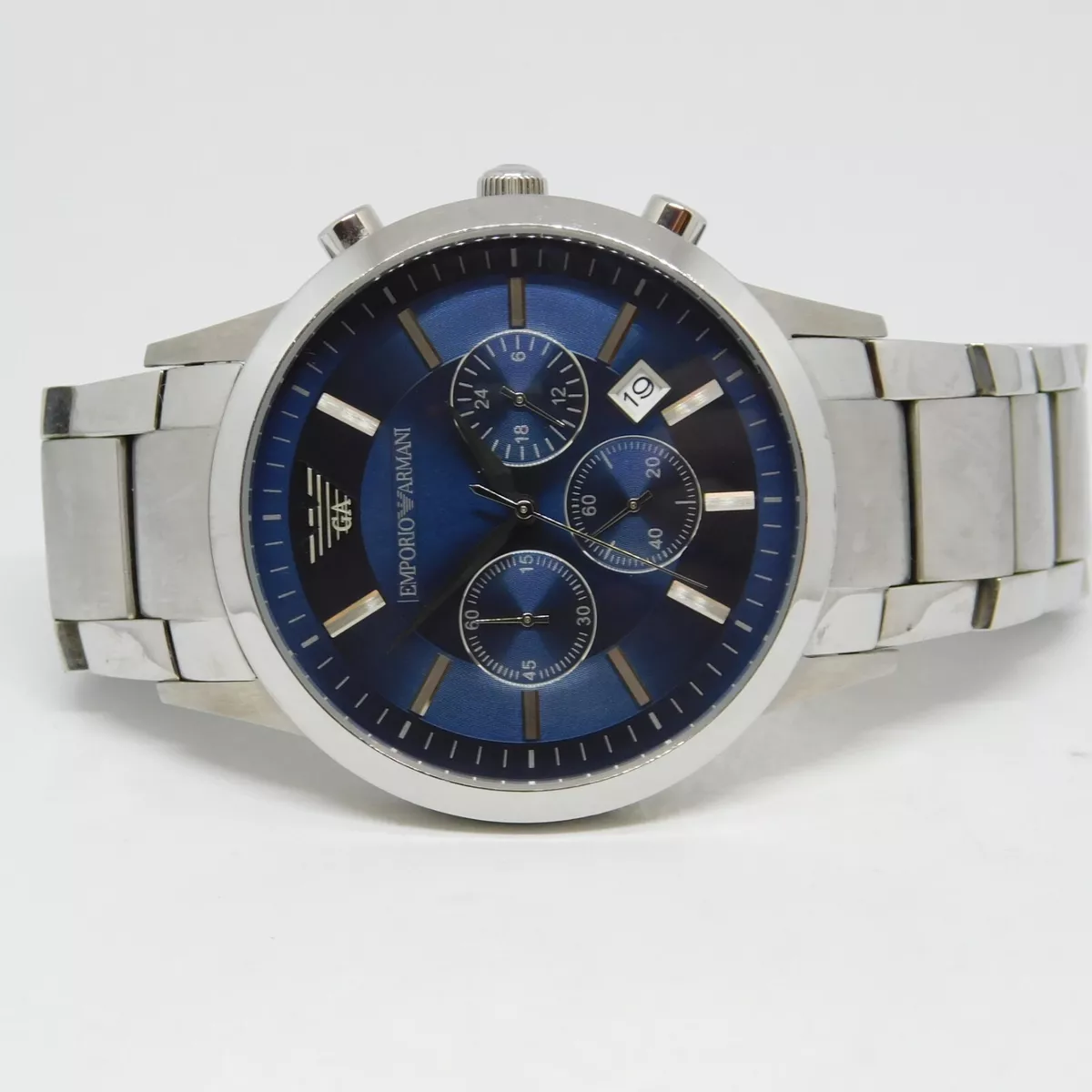 Emporio Armani AR 2448 Quartz Analog Men s Watch Sz. 6 1 4