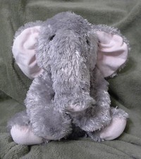 Melissa  Doug Plush Stuffed Toy Elephant Sterling Grey Soft Fuzzy 12" 7602