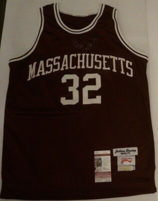 BILL COSBY SIGNED Julius Erving Massachusetts UMASS Jersey Auto